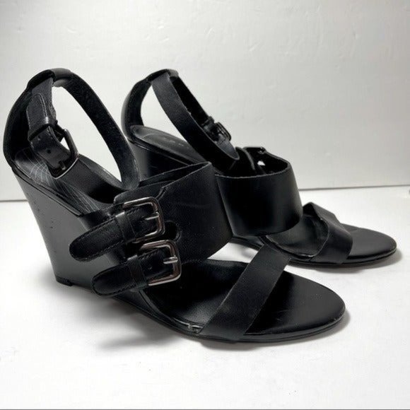 Trouve Wedge Platform Sandals #8 - Picture 2 of 11